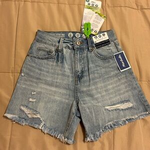 NWT Rewash High-Rise 5” Inseam Denim Shorts Size 24